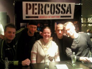 Percossa Rene, Niels, Ik, Eric & Jan-Willem
